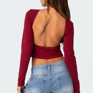 Haven Open Back Top