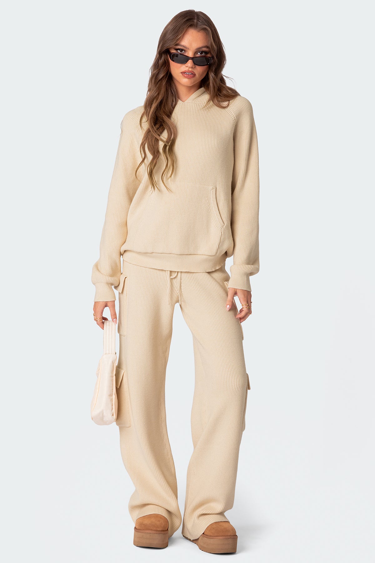 Wynter Oversized Knit Hoodie - Image 2