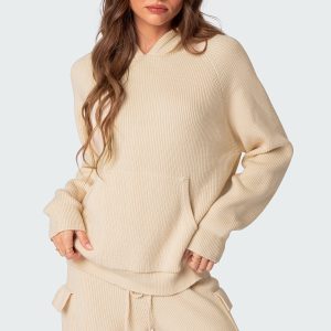 Wynter Oversized Knit Hoodie