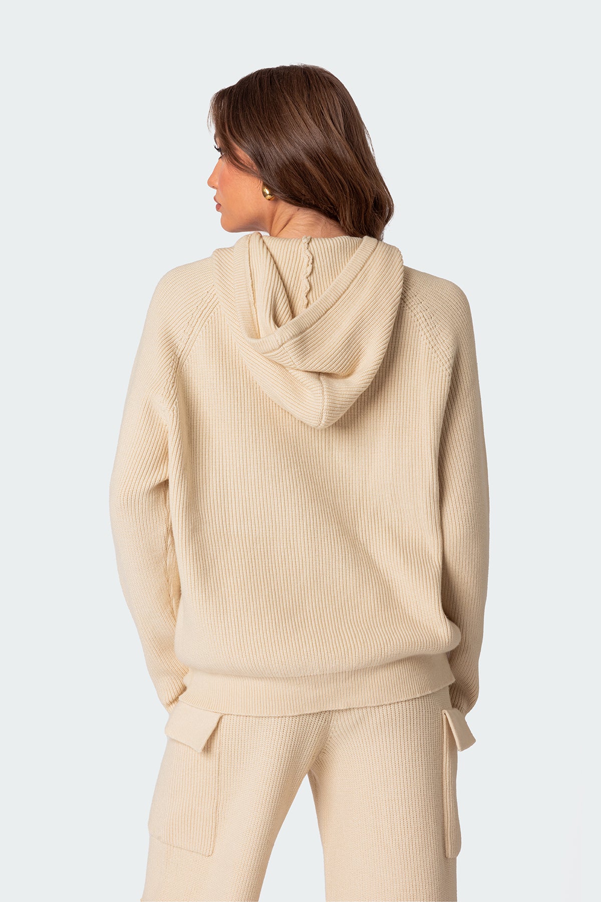 Wynter Oversized Knit Hoodie - Image 4