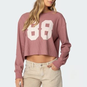 88 Waffle Long Sleeve T Shirt