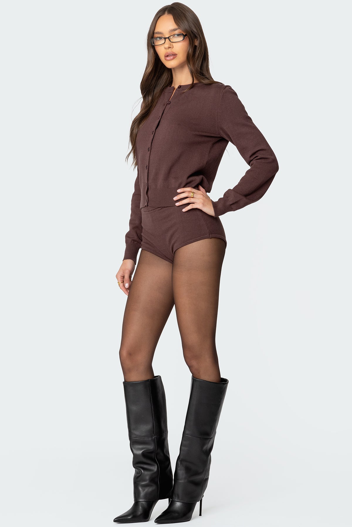 Ashlin Button Up Knit Cardigan - Image 4