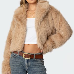 Sierra Oversized Faux Fur Jacket