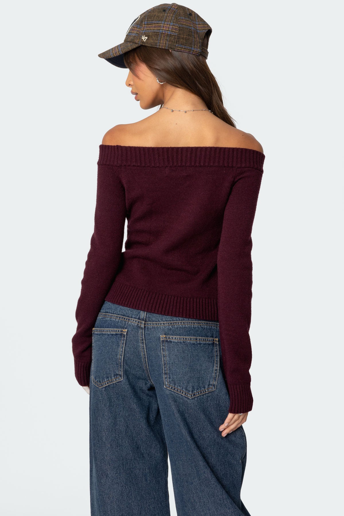 Elona Off Shoulder Knit Top - Image 5