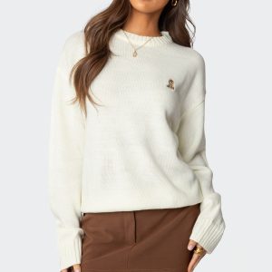 Puppy Love Embroidered Sweater