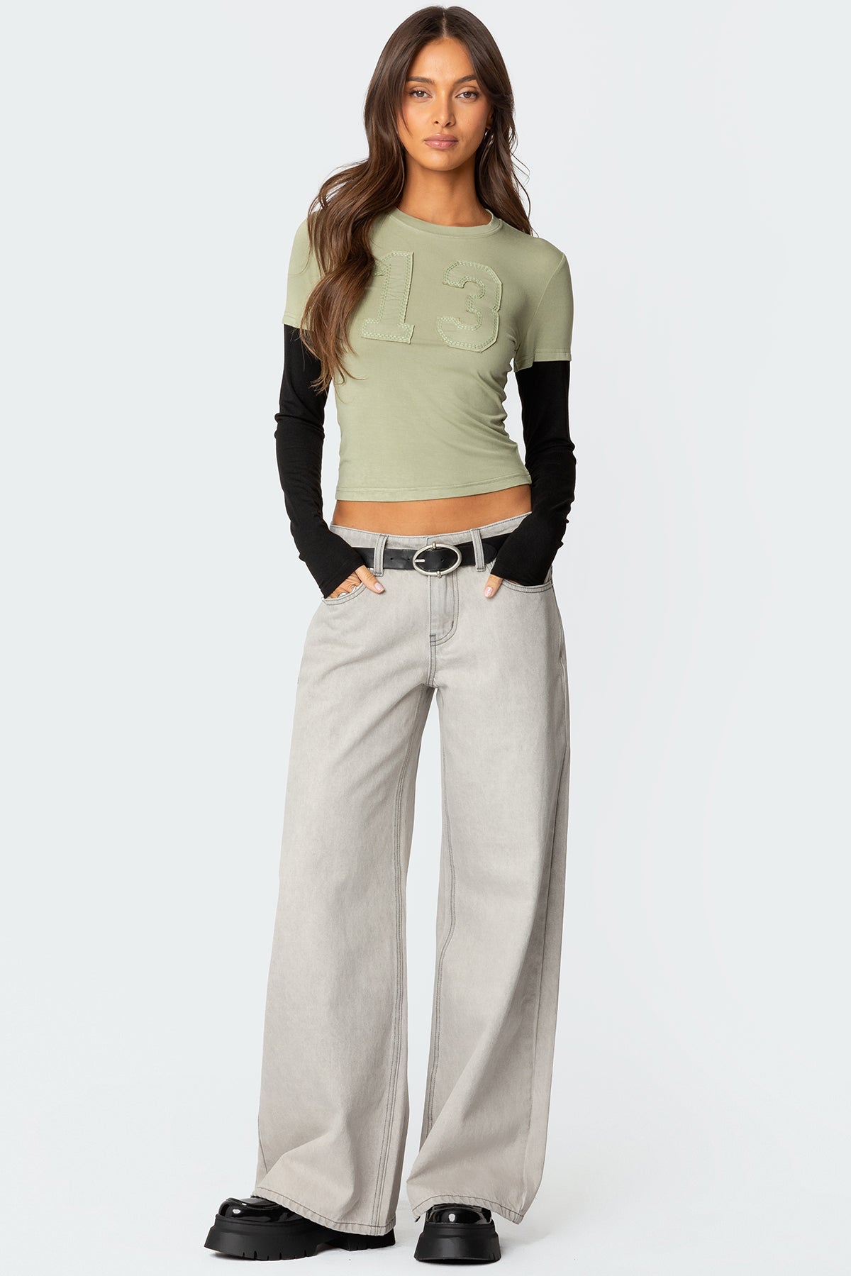 13 Layered Long Sleeve T Shirt - Image 2