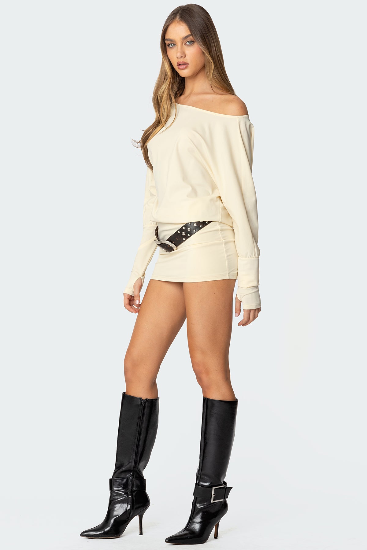 Venice Open Back Mini Dress - Image 3