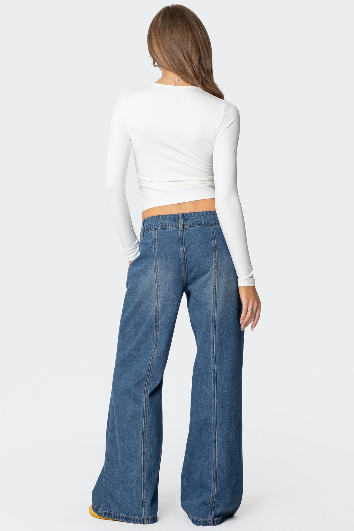 Charlie Panel Stitch Low Rise Jeans - Image 5