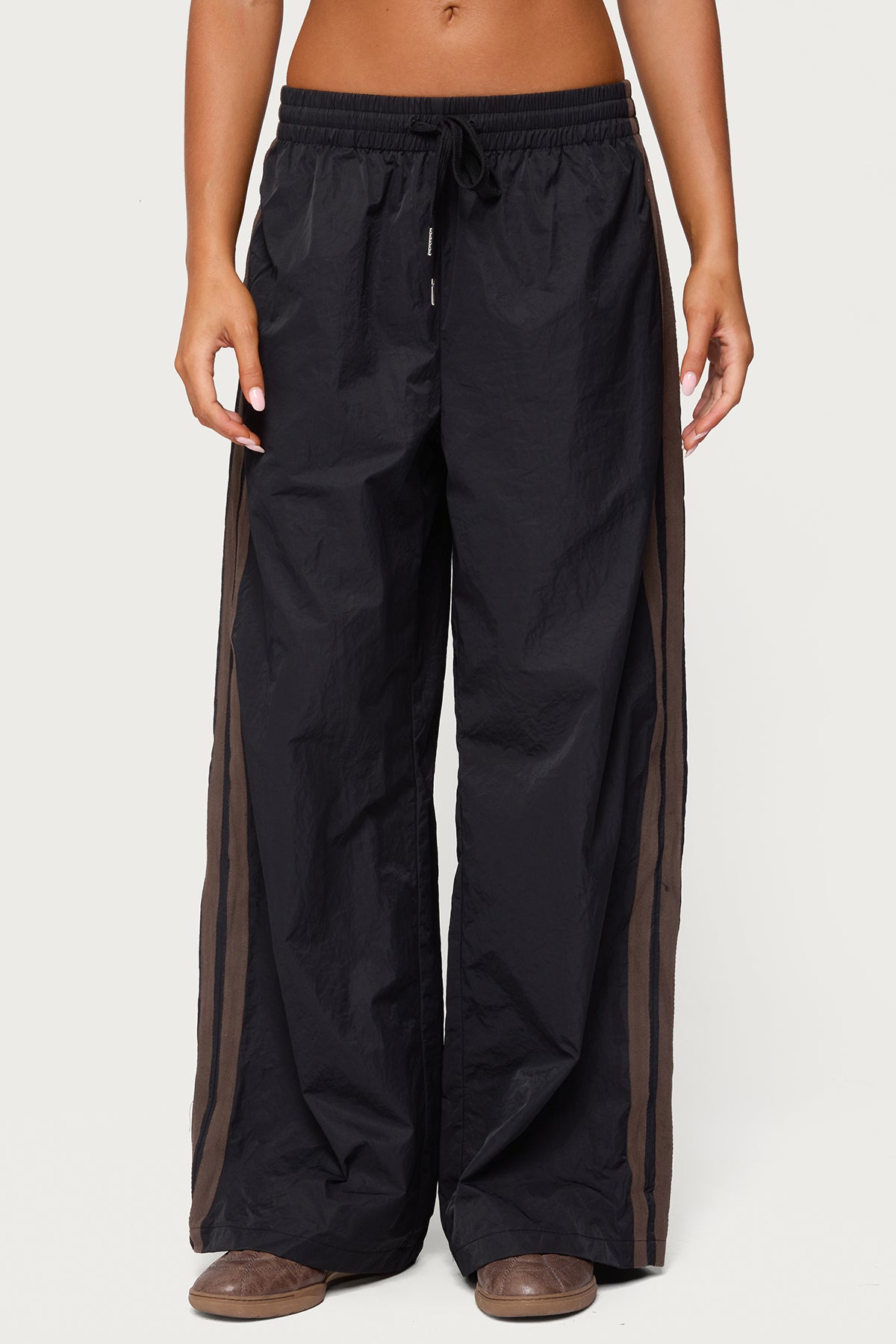 Kieran Stripey Nylon Track Pants - Image 2