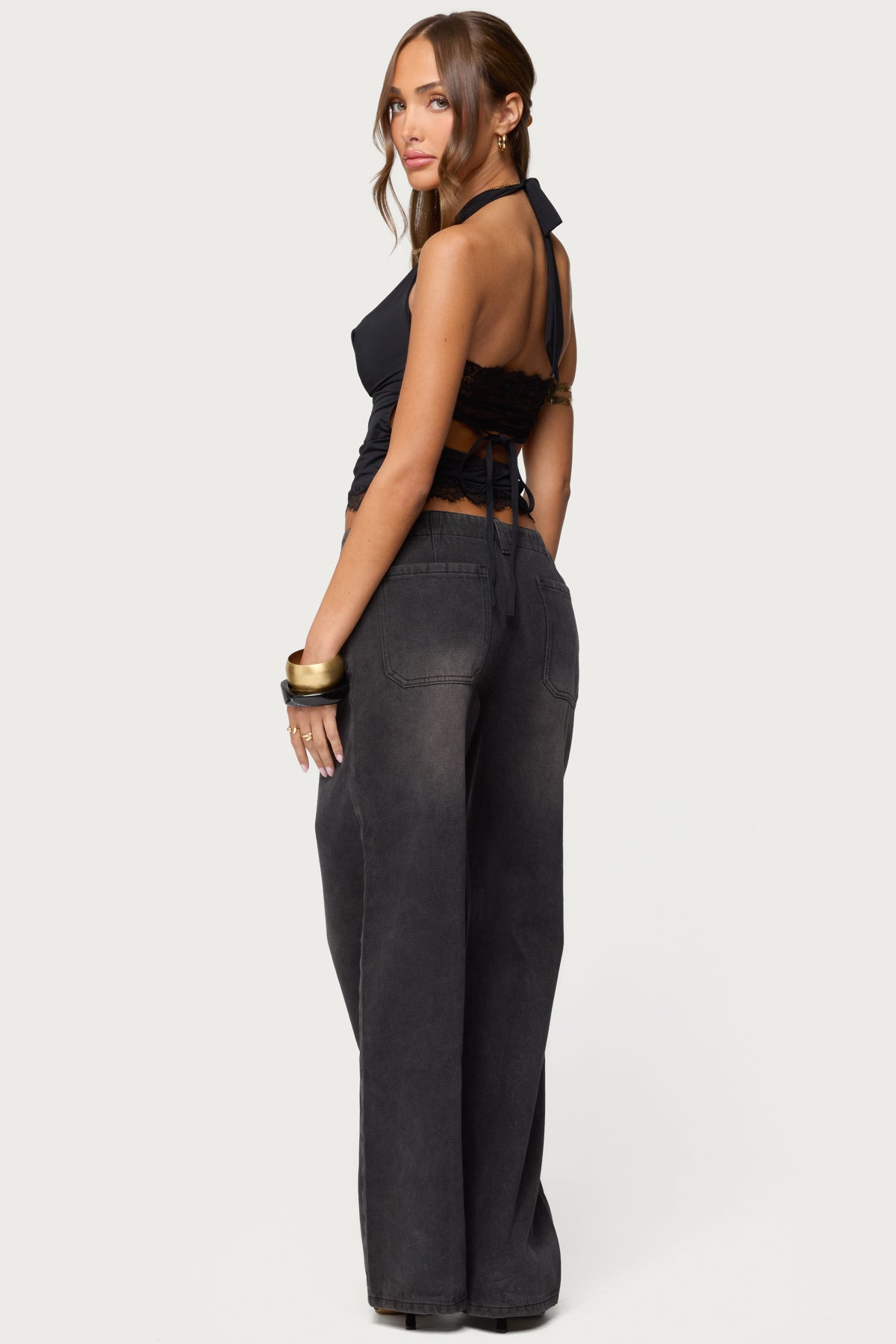 Aliyah Zip Low Rise Jeans - Image 5