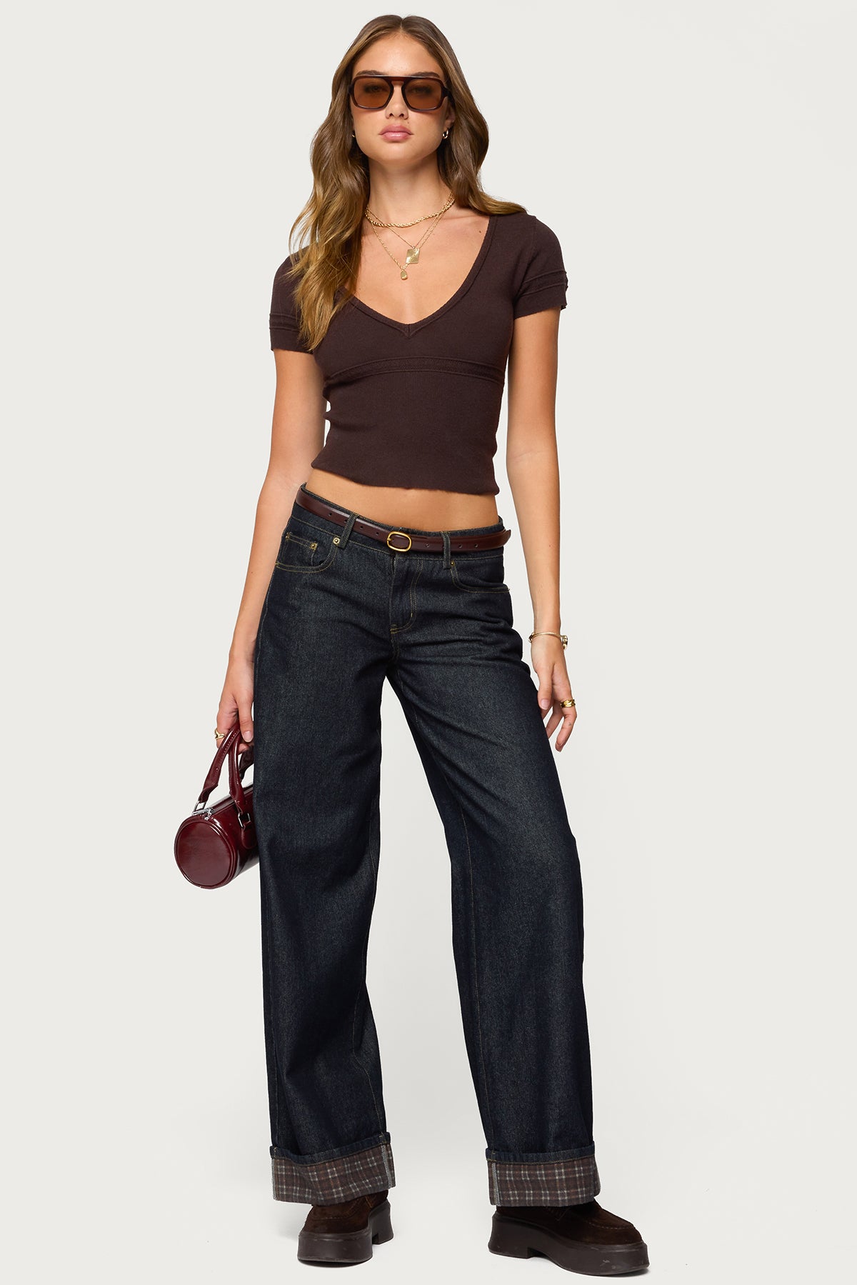 Theresa V Neck Knit Top - Image 5