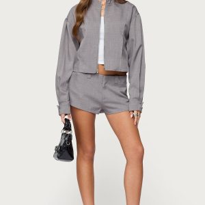 Roshelle Tailored Micro Shorts