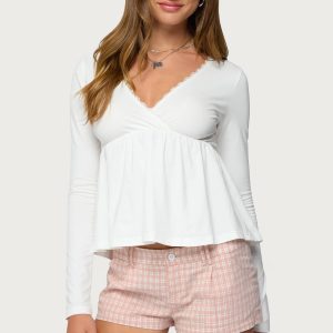 Kenzie Long Sleeve Babydoll Top