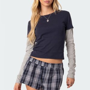 Mood Layered Long Sleeve T Shirt