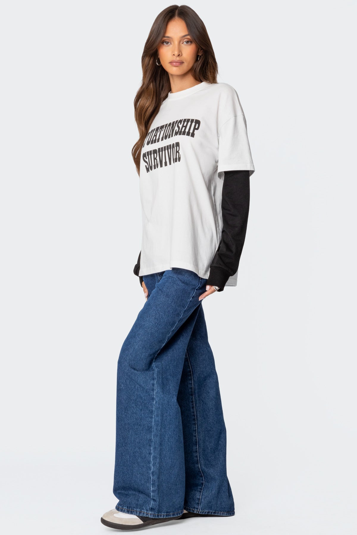 Situationship Oversized Layered T Shirt - Image 5