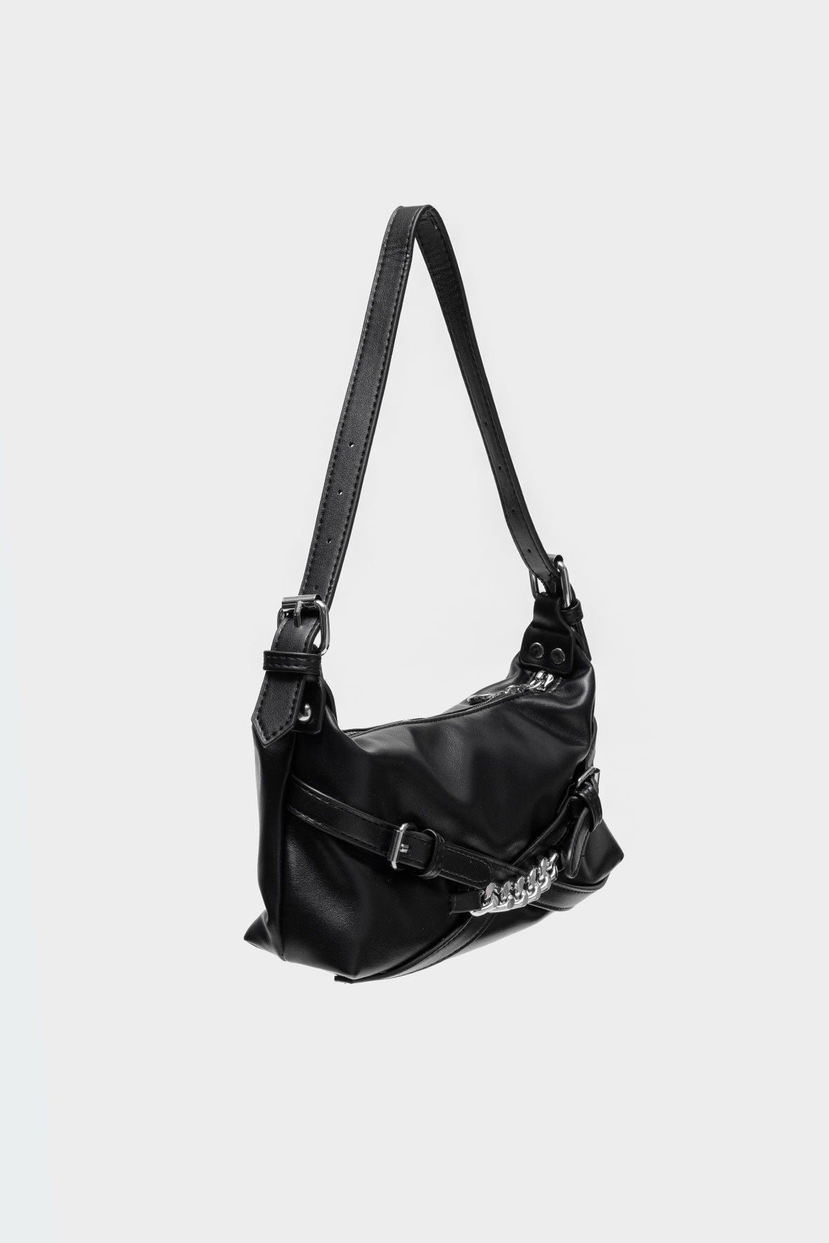 Buckle & Chain Shoulder Bag - Image 3